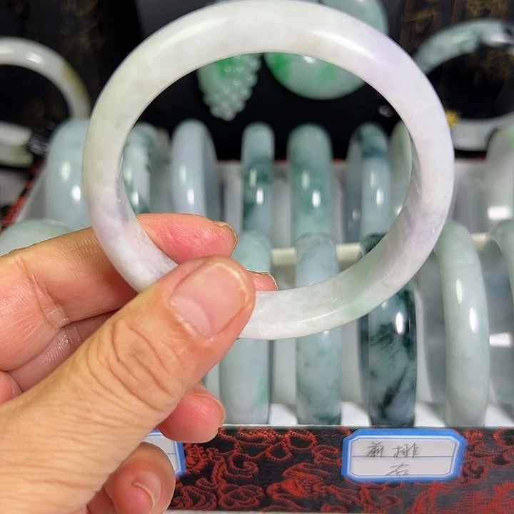 翡翠未镶嵌手镯天然
