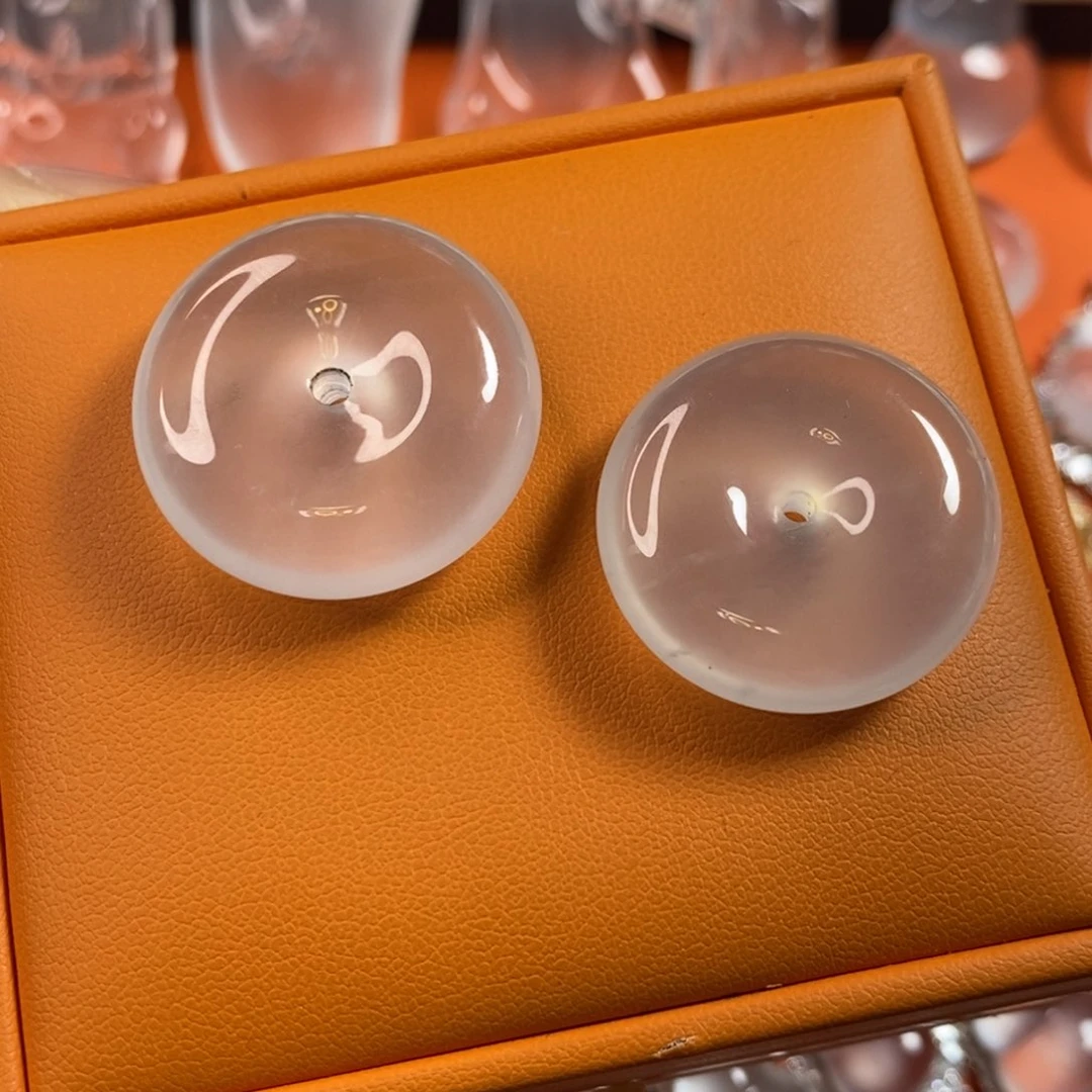 石英质玉平安扣未镶嵌随机发一件