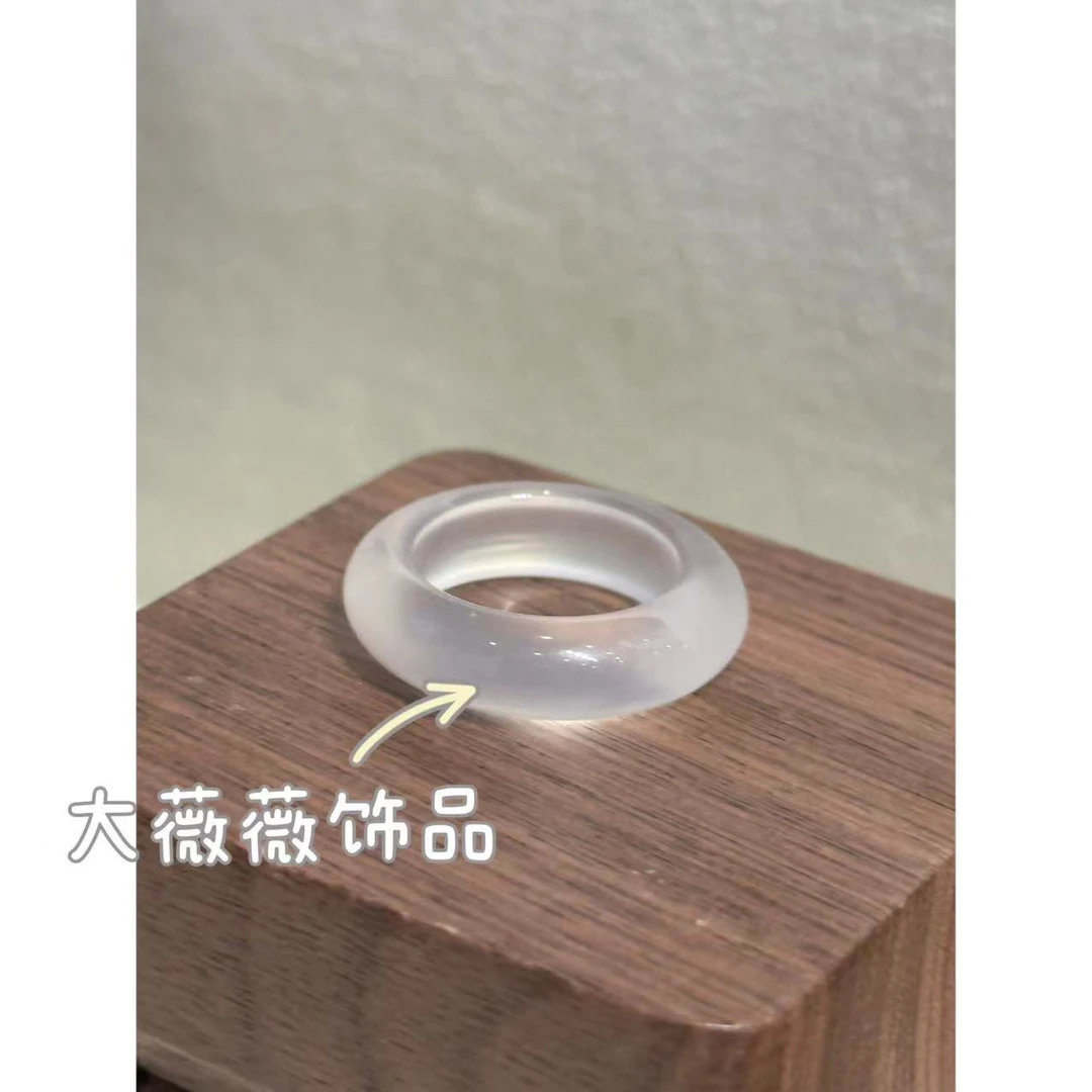 铜合金戒指 白月光时尚简约戒指-4901