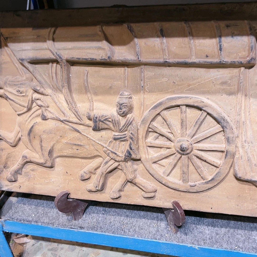 古**痕瓦当摆件茶台的一大