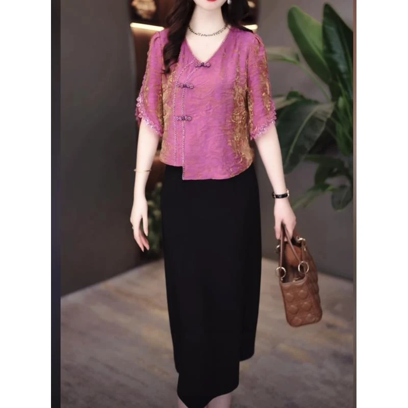 【连衣裙】2025夏季新款洋气时尚显瘦修身气质连衣裙MY25K1359