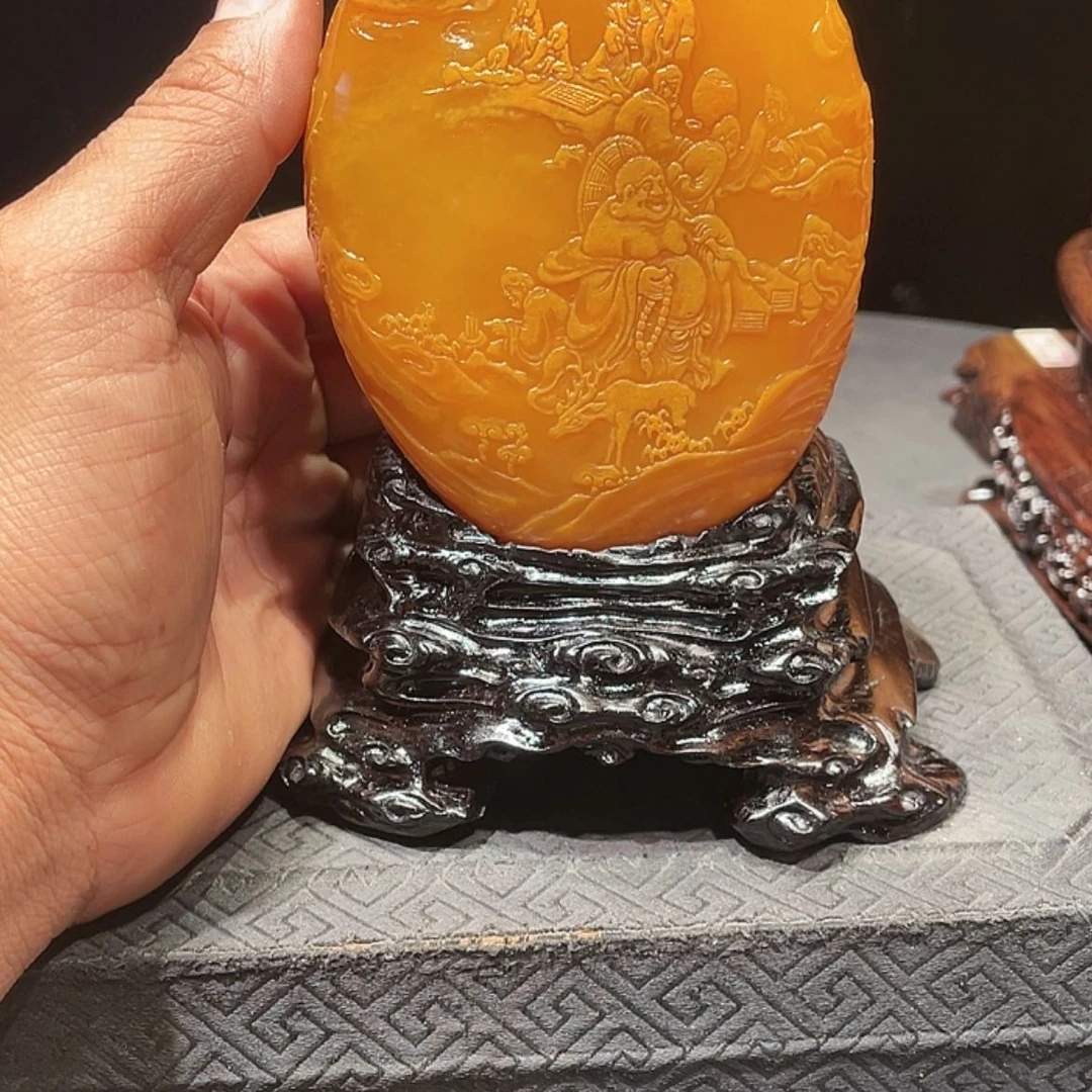 【闪购商品】寿山石清**心山水画作品欣赏