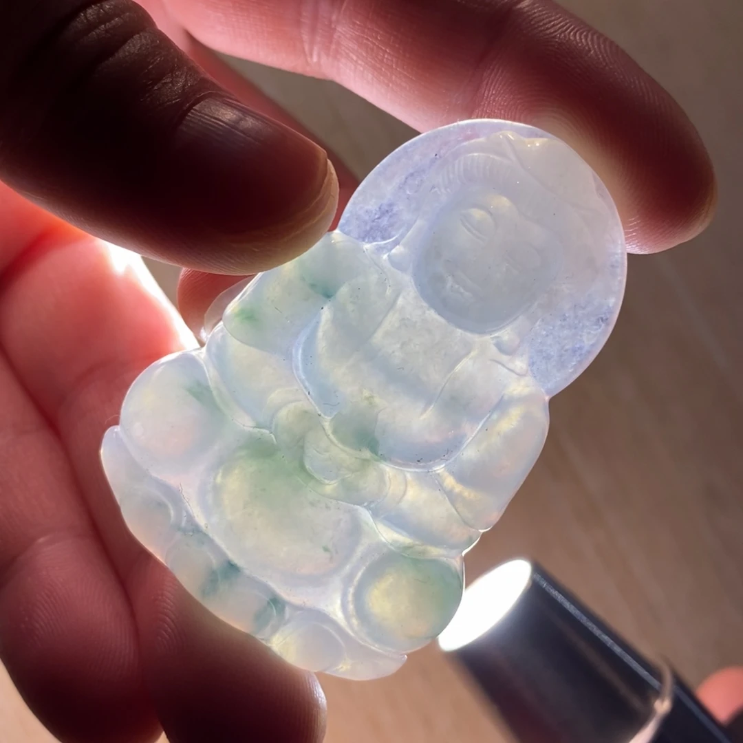 翡翠未镶嵌颈饰翡翠观音