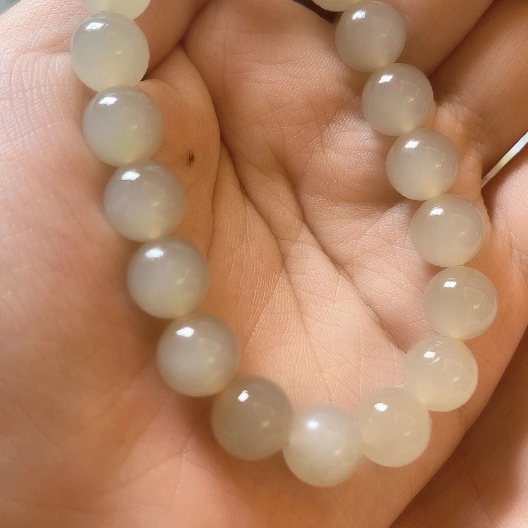 和田玉未镶嵌手链卡 10 蜂蜜水