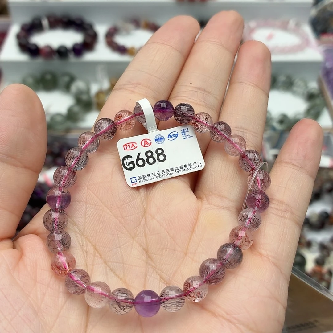 ****雨水晶手链未镶嵌7仙女超七G688