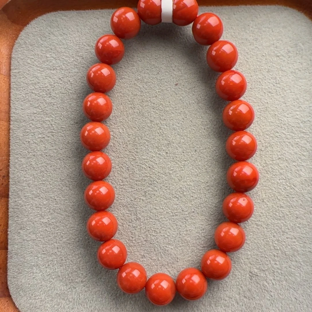 南红玛瑙未镶嵌（精品满肉柿子红8+）