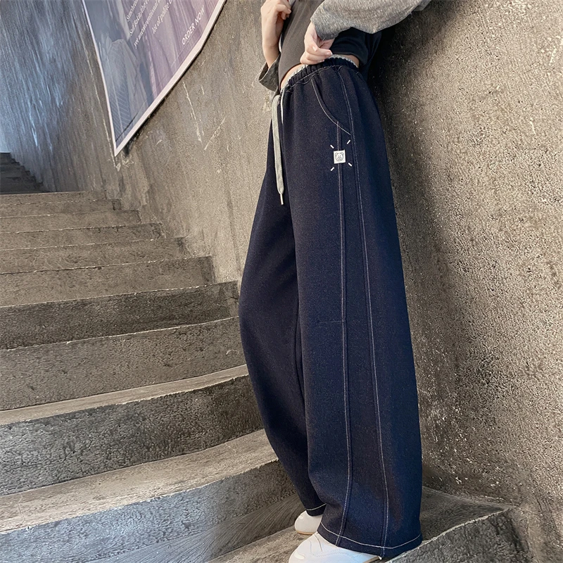 女童裤子春秋款洋气休闲裤2025新款儿童时尚直筒裤秋装女大童长裤