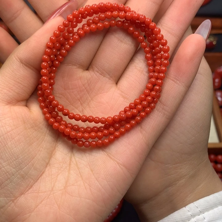 婉***z南红玛瑙未镶嵌3+柿子红108