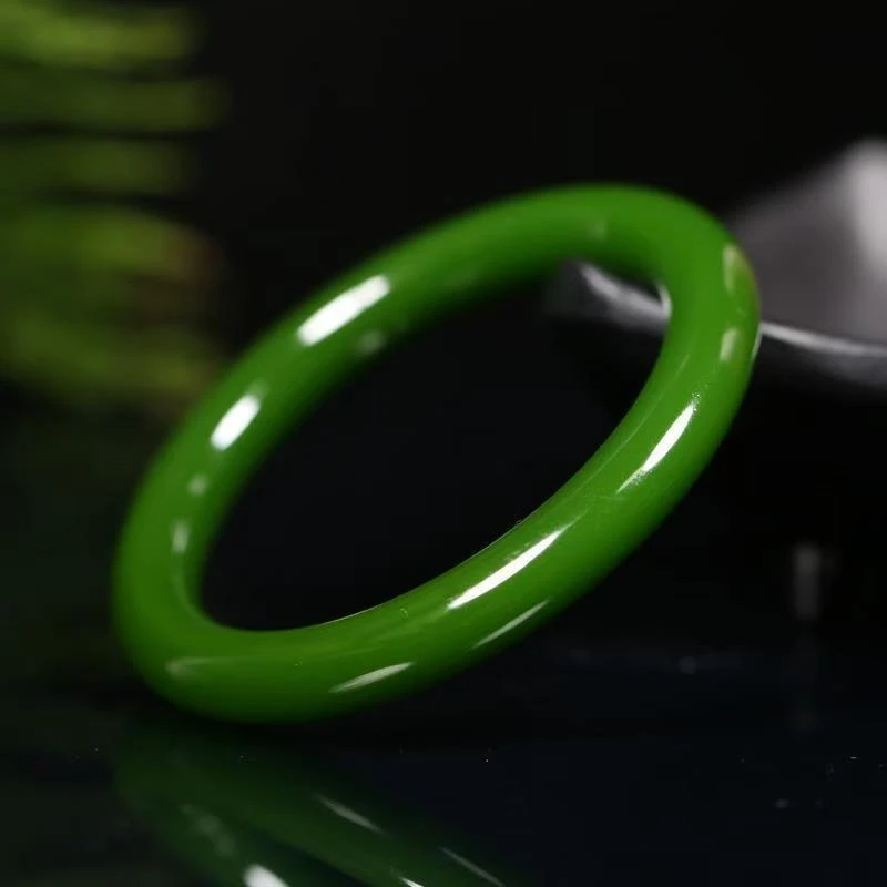 【9-11】菠菜绿胖圆条正圆中式送礼物