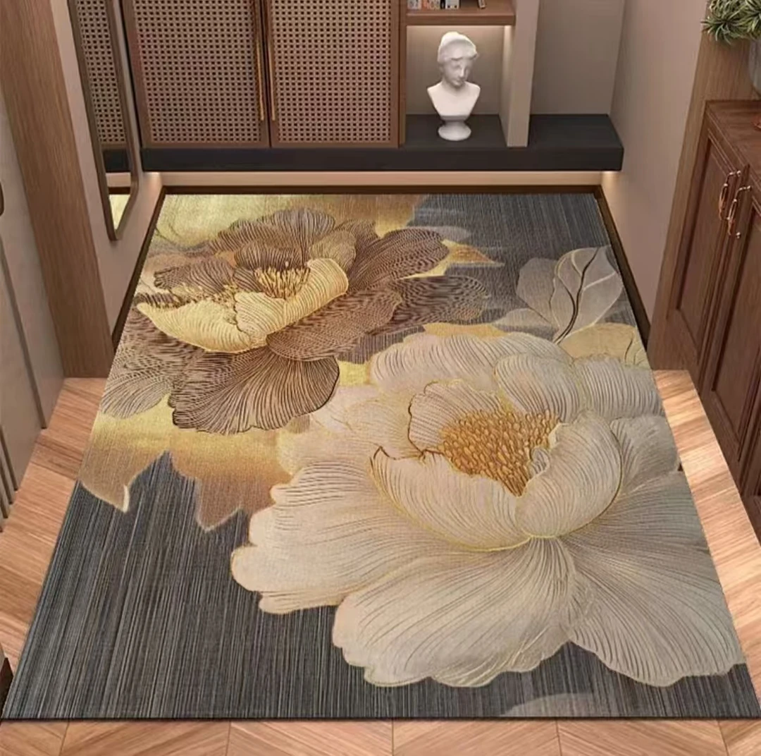 硅藻泥门口地垫入户门玄关进门垫浴室卫生间吸水防滑耐脏地毯客厅