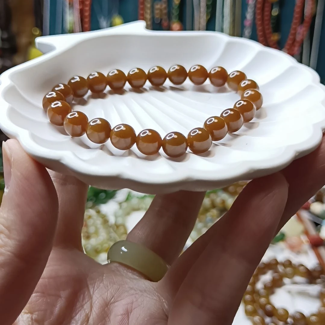 和田玉（糖玉）手链未镶嵌