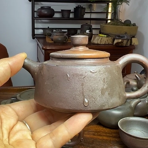 戬谷龙窑柴烧茶壶15