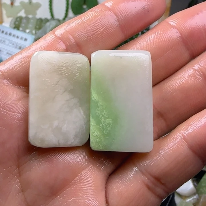 颈饰未镶嵌和田玉竹*月