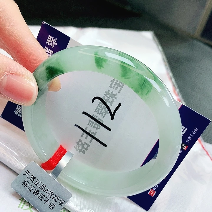 翡翠未镶嵌手镯缅甸天然a货翡翠手镯