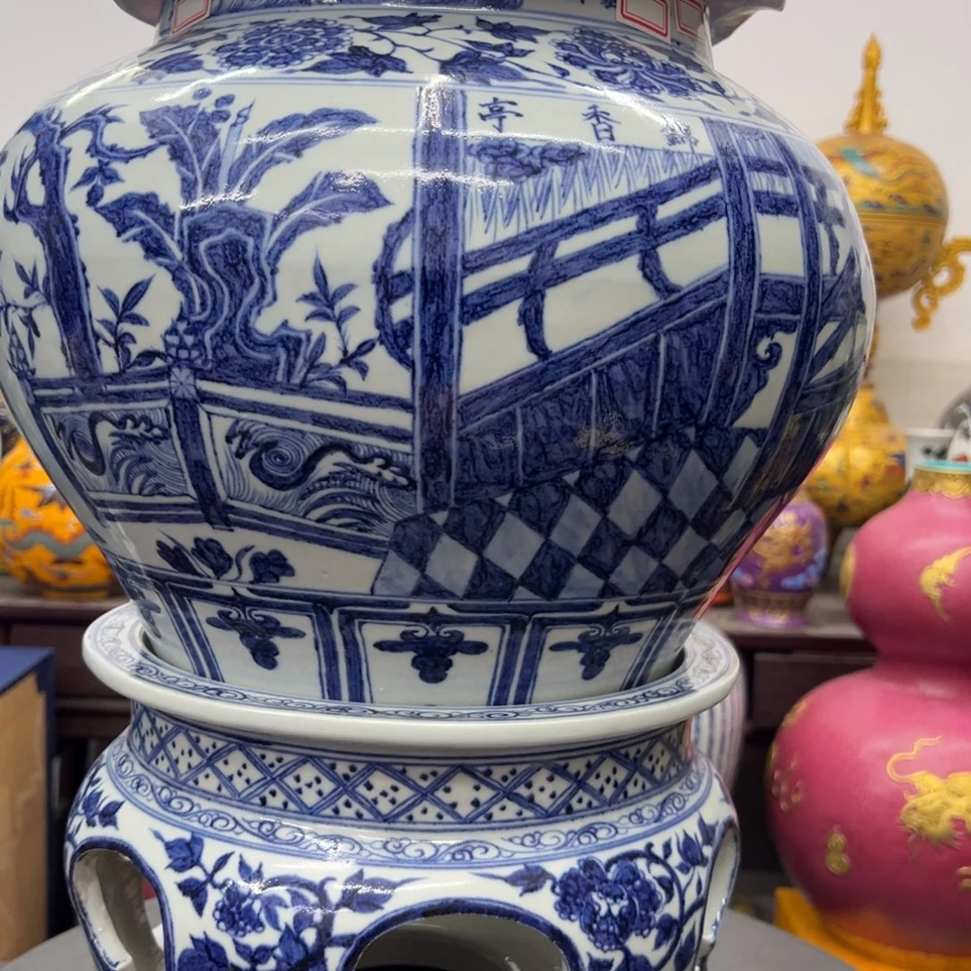 精美陶瓷摆件立件