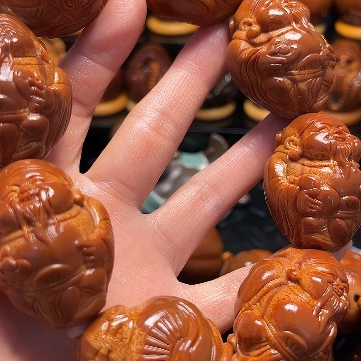 橄榄核手串/手链财神一条