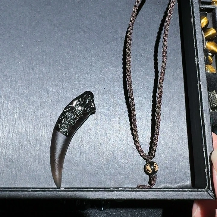 妙***慈黑曜岩未镶嵌颈饰