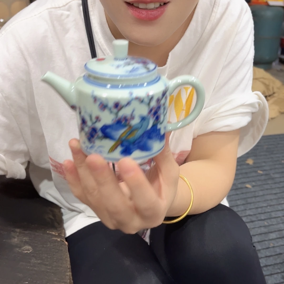 摆件////景德镇陶瓷研究所。绿。