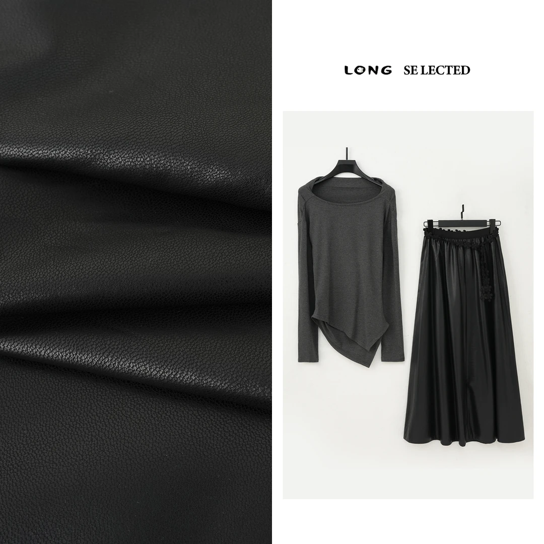 H6013慵懒风套装！不规则褶皱上衣 + 小裙，花朵肩带藏小心机2588