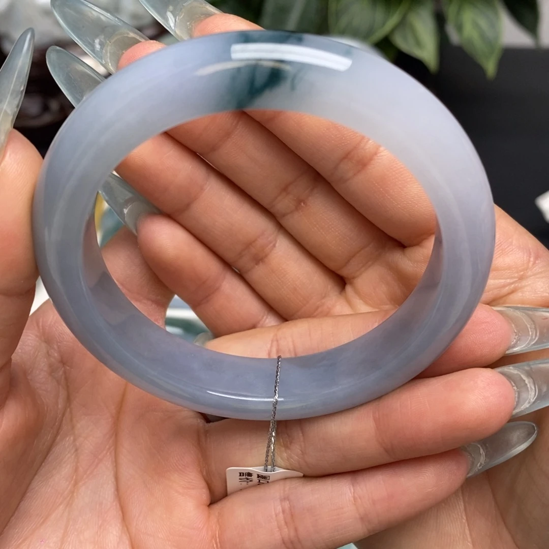 翡翠未镶嵌手镯天然