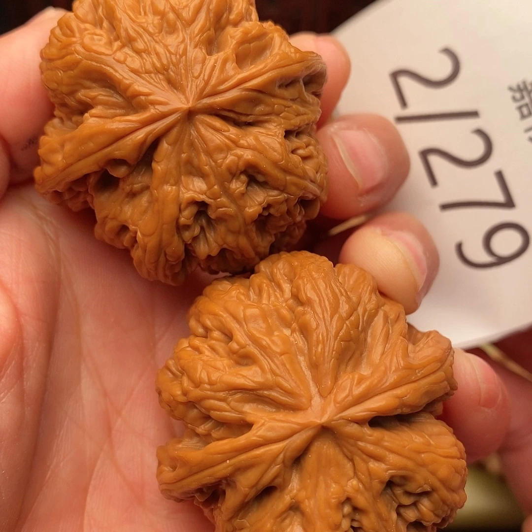 文玩核桃把件43球筋