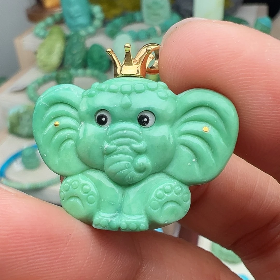 绿松石未镶嵌主播万珍