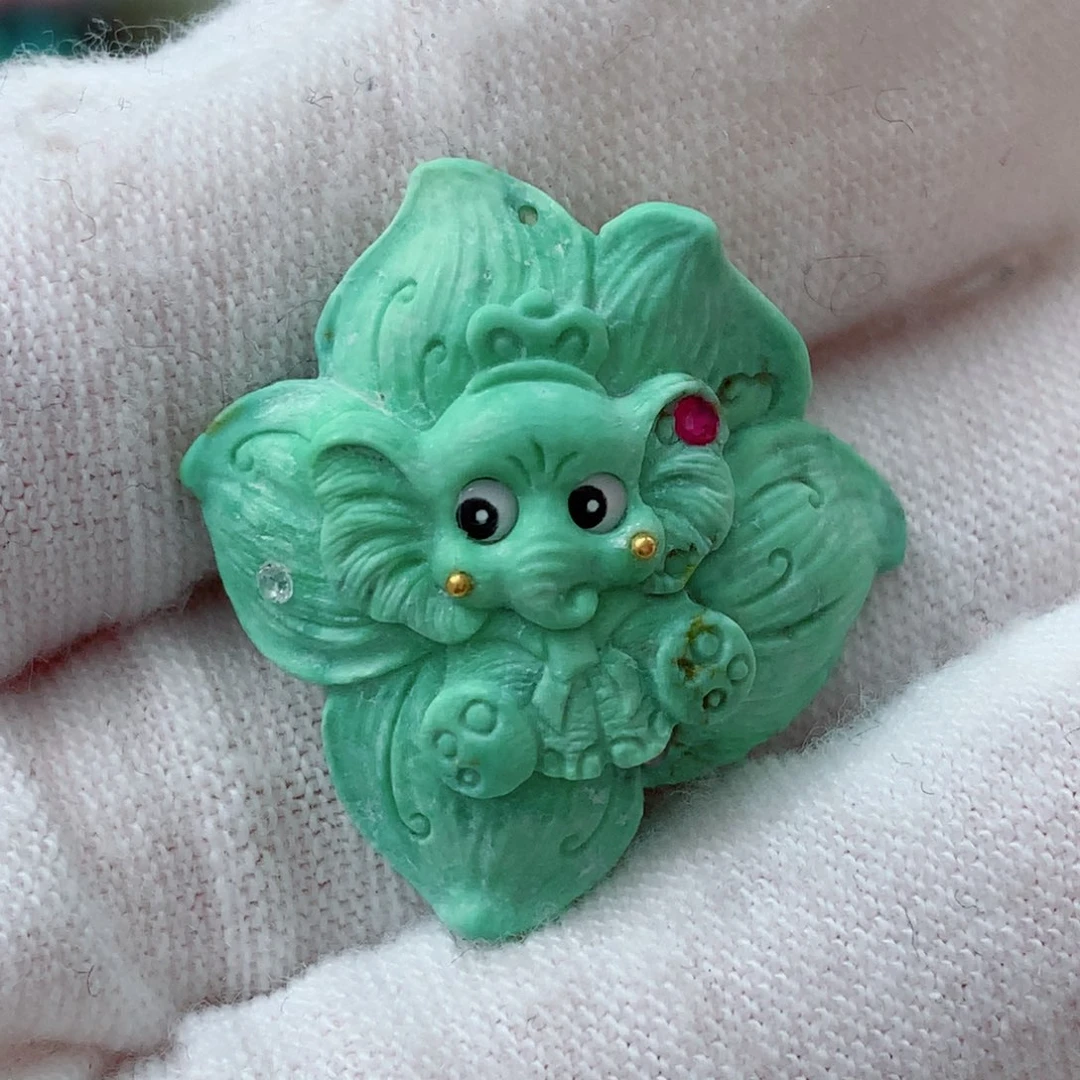 绿松石珠宝奇石未镶嵌