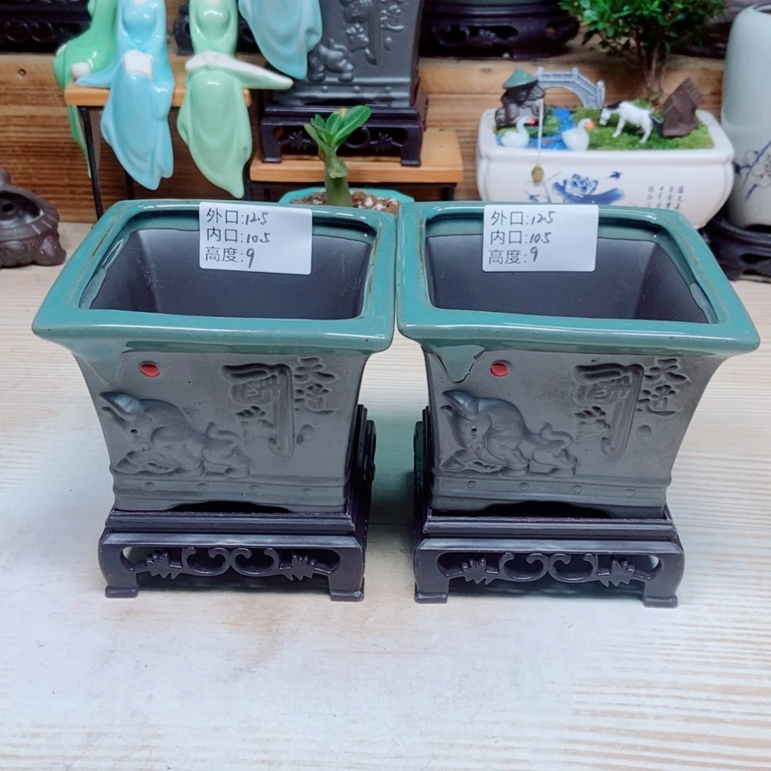 瓷片陶瓷花盆陶瓷艺术