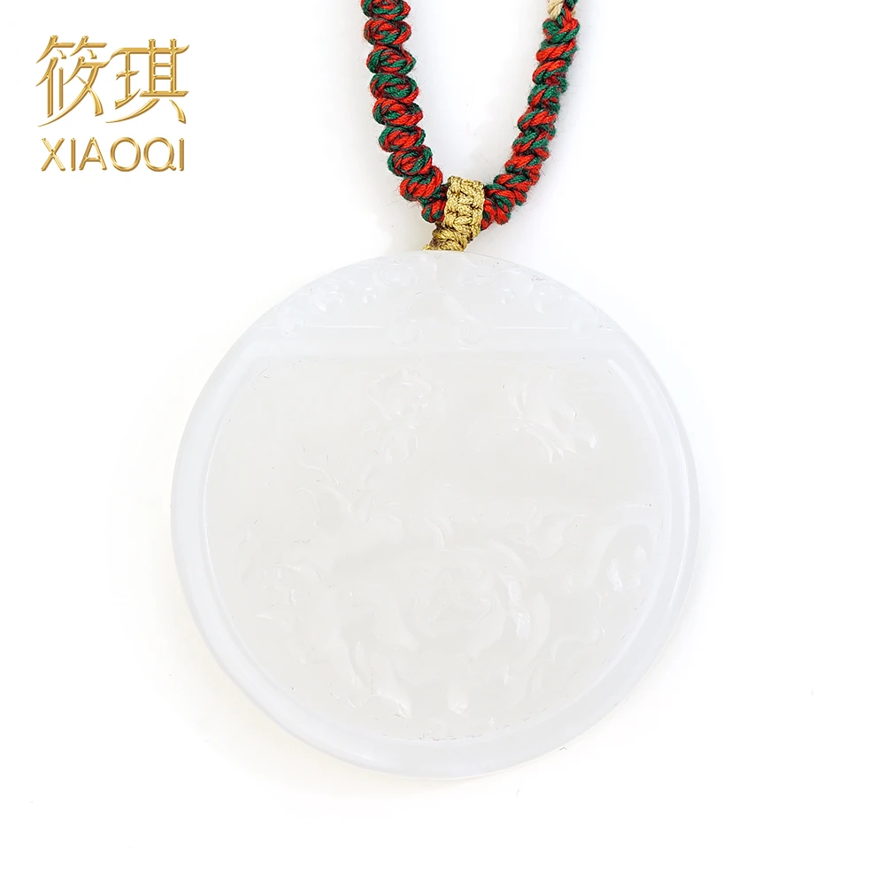 孤品和田玉花开富贵挂件11399（Joyce娇姐）