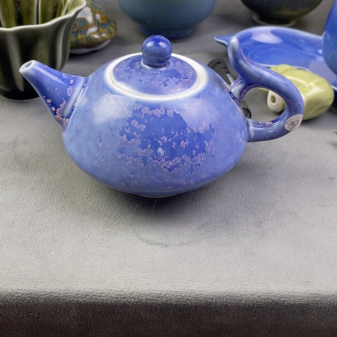 景德镇高温颜色釉茶壶