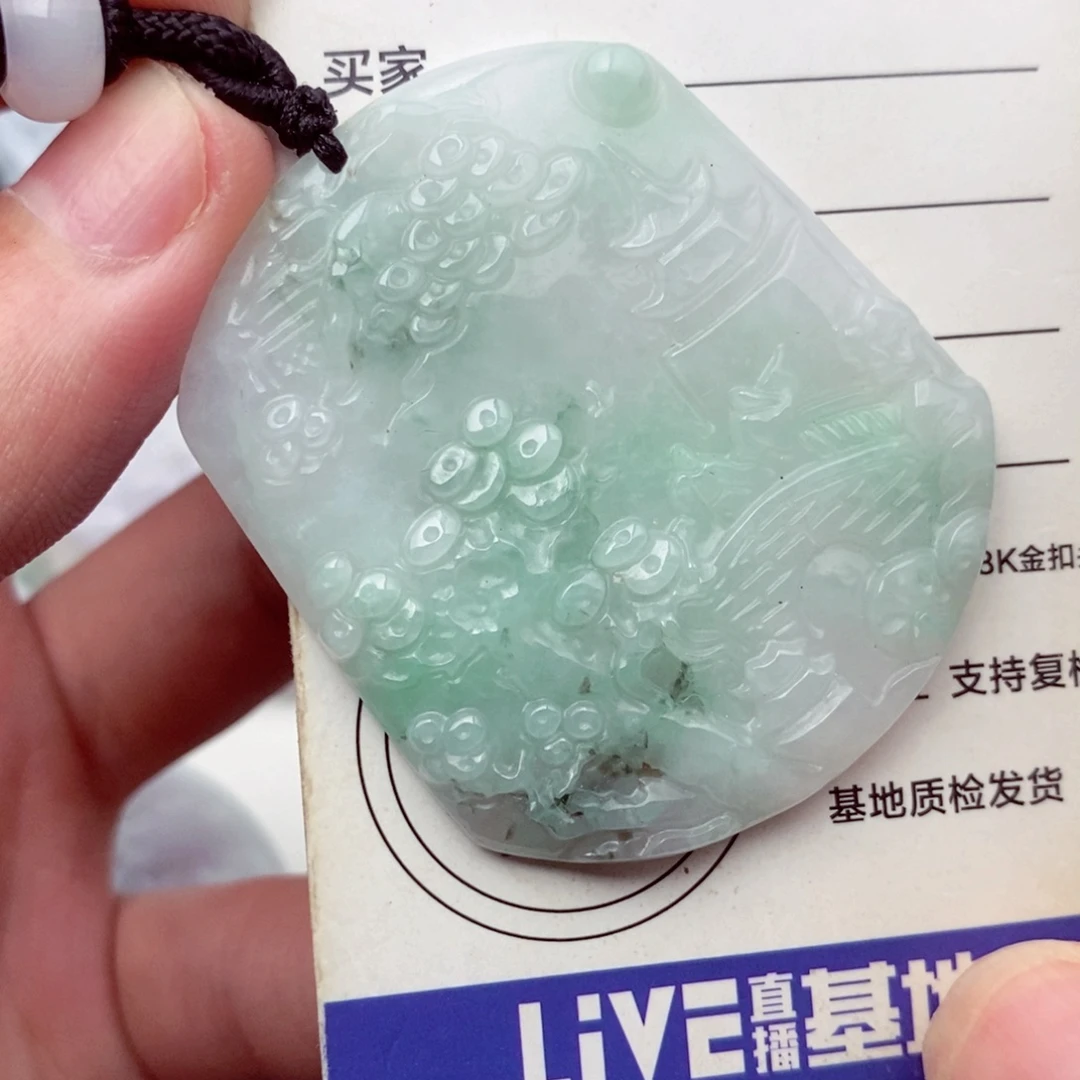 未镶嵌挂件翡翠翡翠