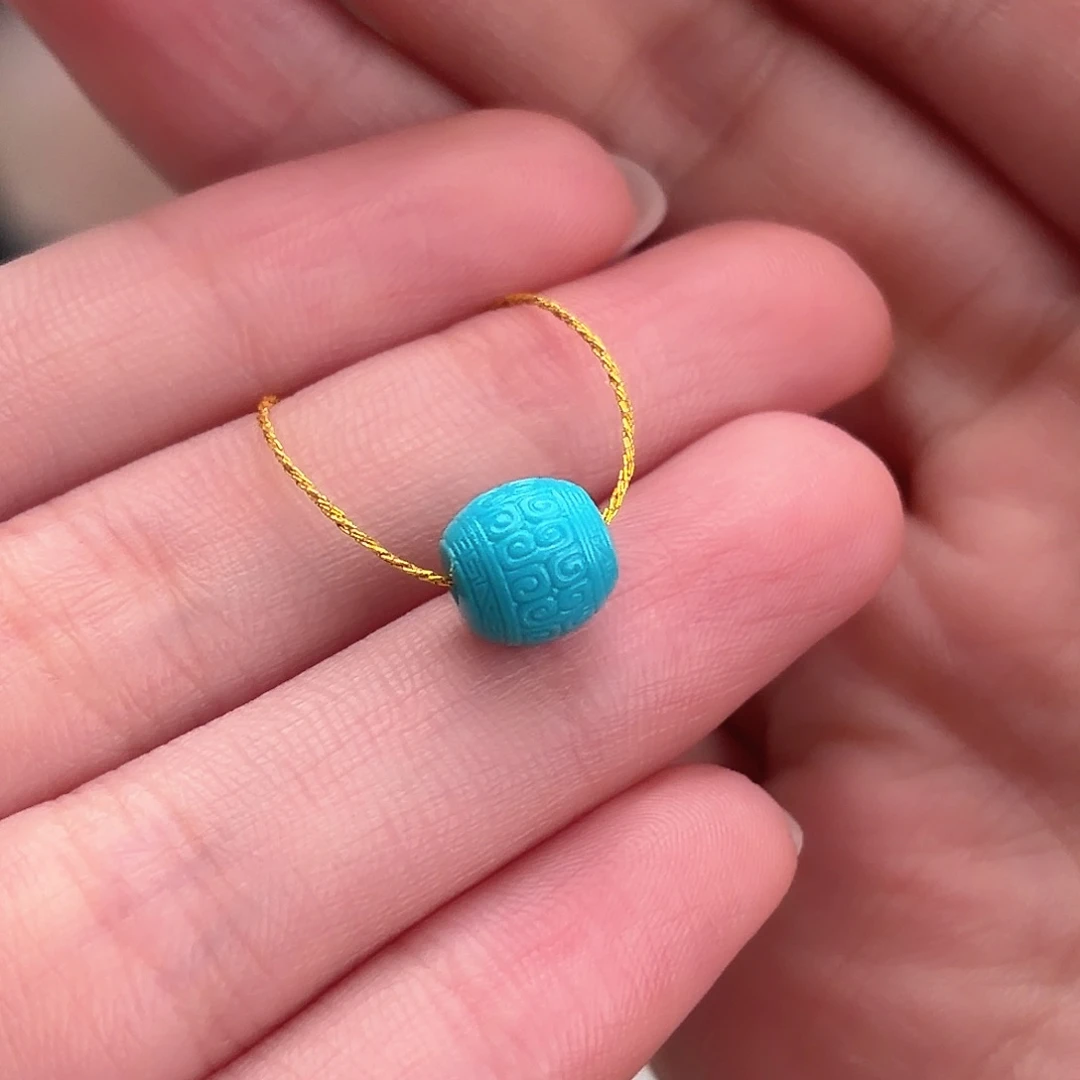 绿松石未镶嵌颈饰