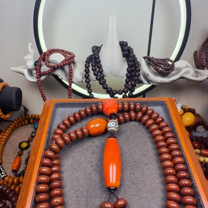 吊坠星月菩提脖挂