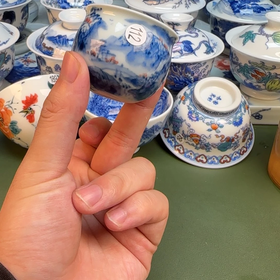 彦祖纯手工手绘茶具112