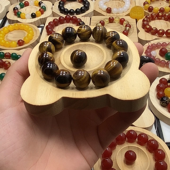 未镶嵌手链木变石o*…