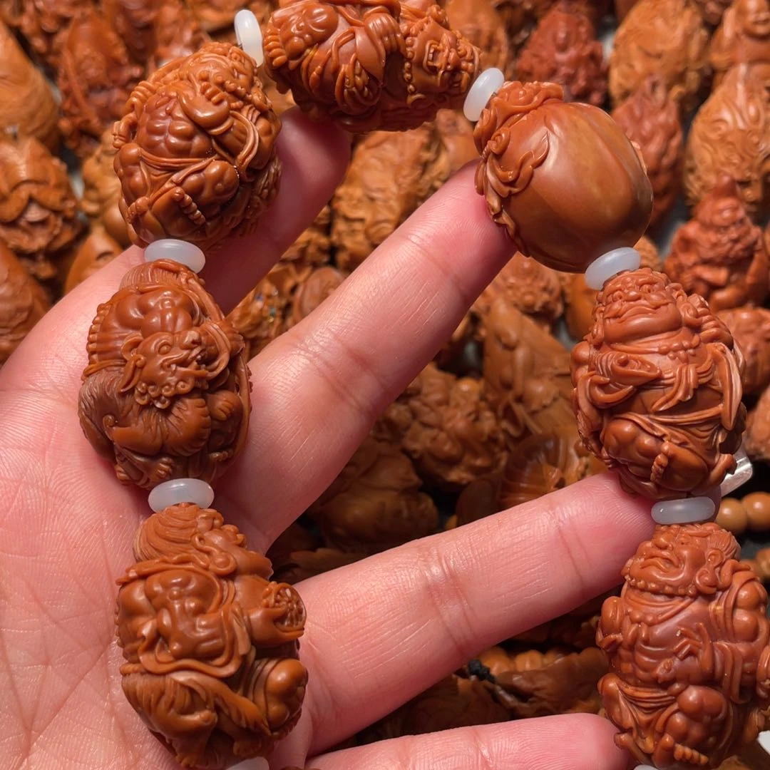 【闪购商品】橄榄核手串/手链八大财神