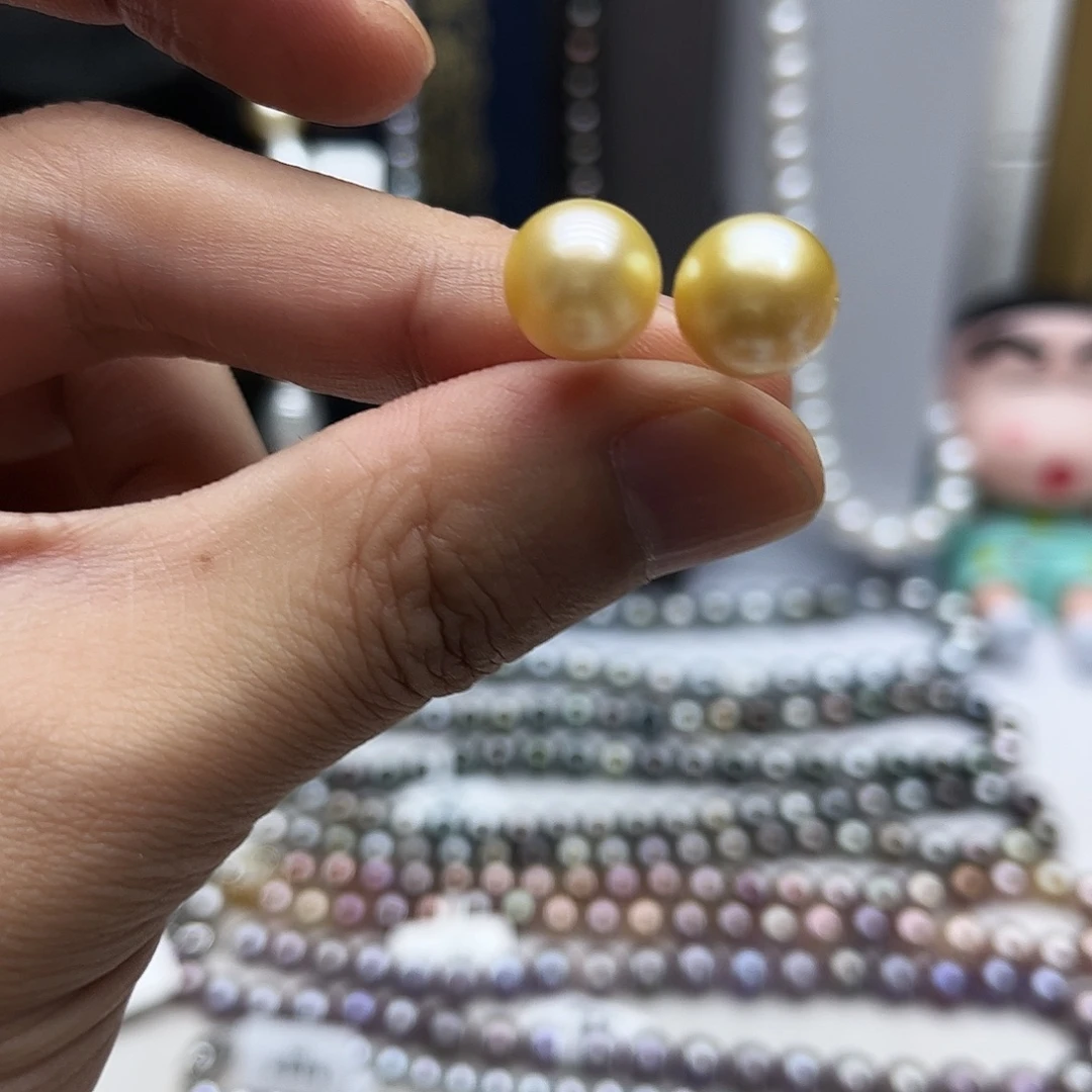 耳饰未镶嵌海水珍珠