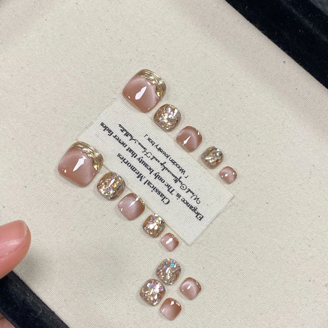 梦华专款脚甲【干将莫邪】JD1734纯手工手工穿戴甲（送高级工具包）