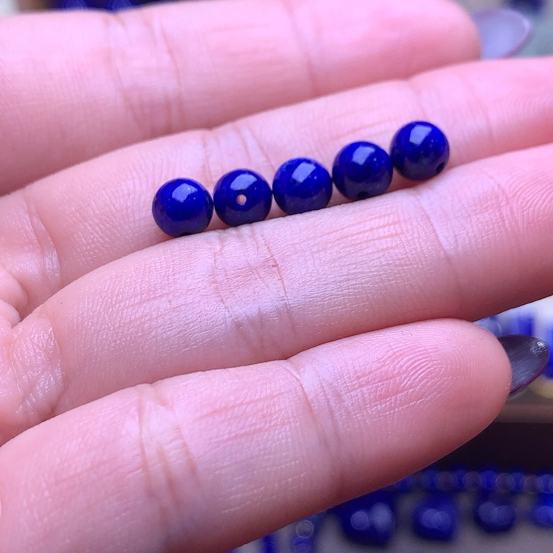 青金石未镶嵌6m5颗