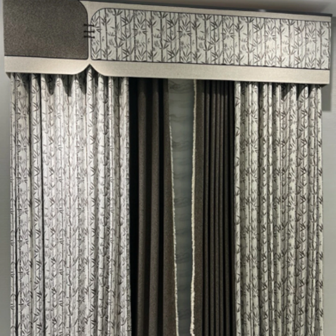 2025西客空间下半年新款窗帘上样3套布帘