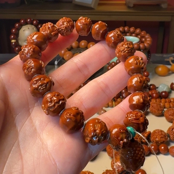 惊***楼橄榄核手串/手链手工罗汉