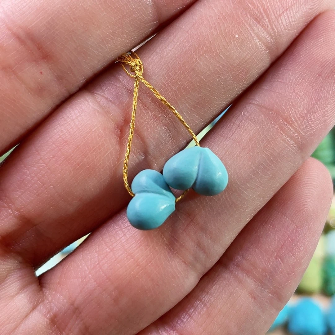 绿松石未镶嵌珠宝奇石9mm