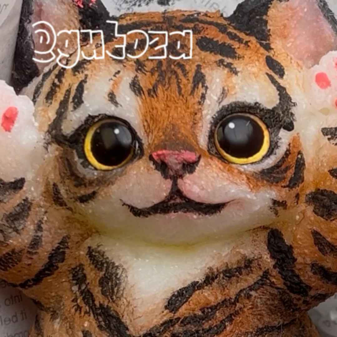 骨头崽纯手绘长条猫捏捏 软糯可爱奶香解压捏捏乐食品级硅胶