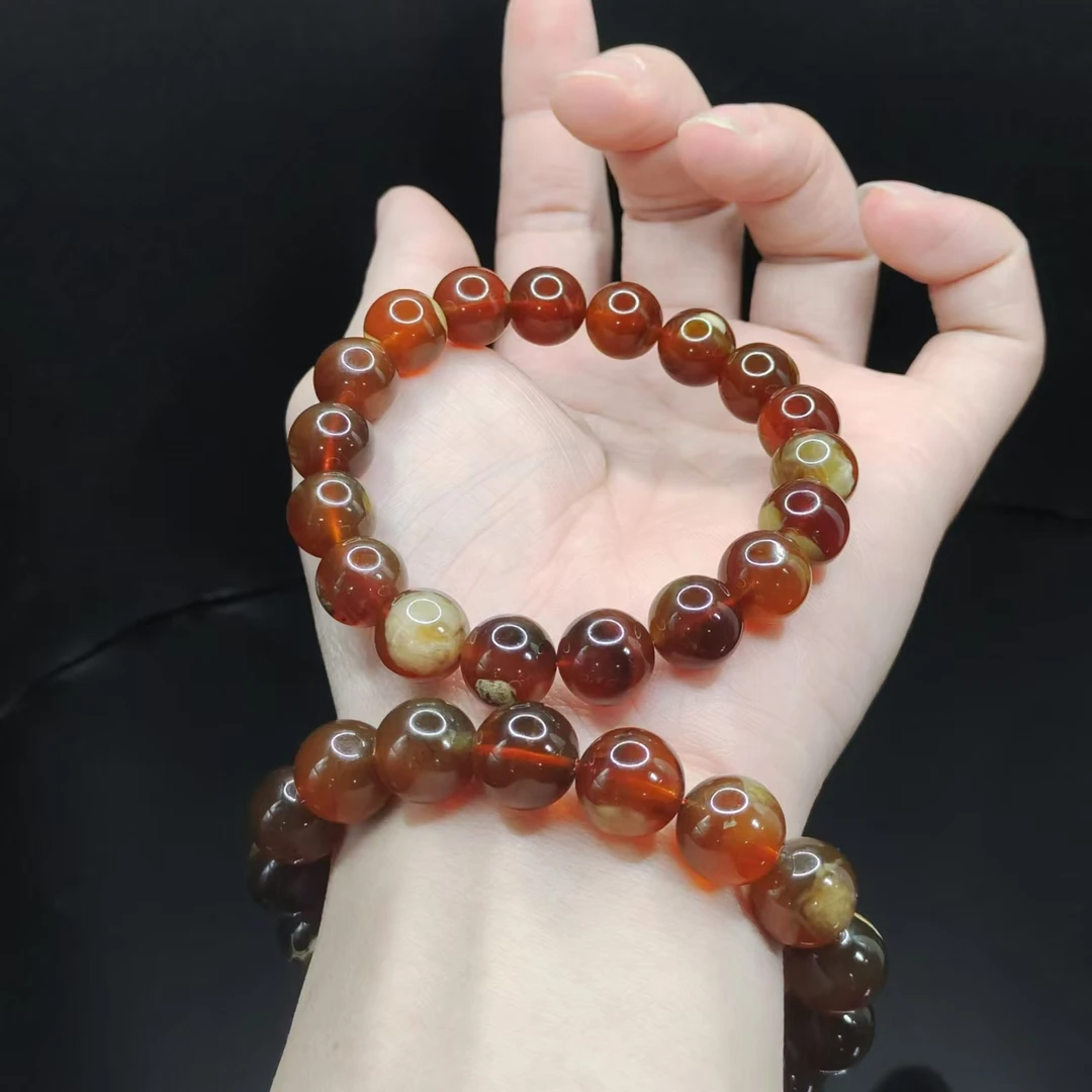 【康康严选】溶洞琥珀单圈手串K2【多样性发其一】约11mm+