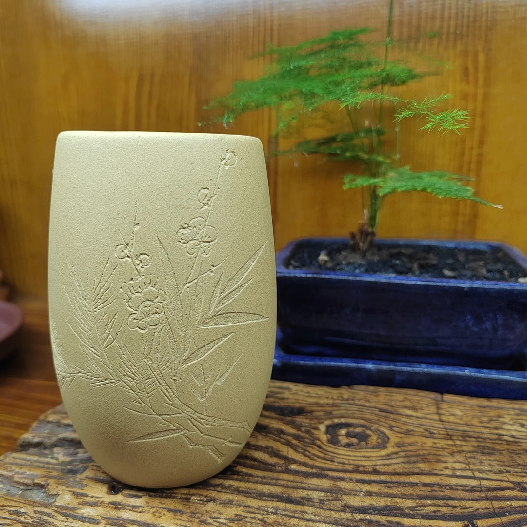 宜兴精品紫砂暖手主人杯