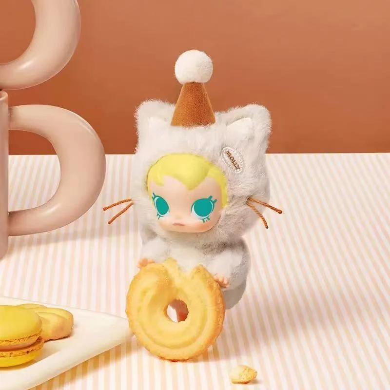 【盲盒代拆】 Ba by Mo lly口袋朋友系列搪胶毛绒挂件