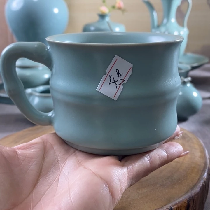 瓷片竹节杯一一一一一一一一一暇