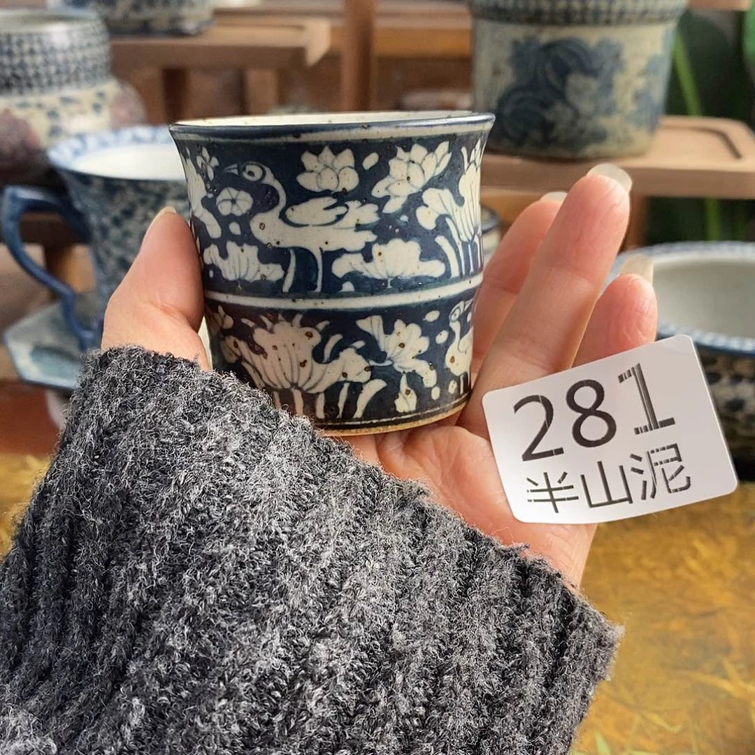 陶手工手绘青花高温陶瓷