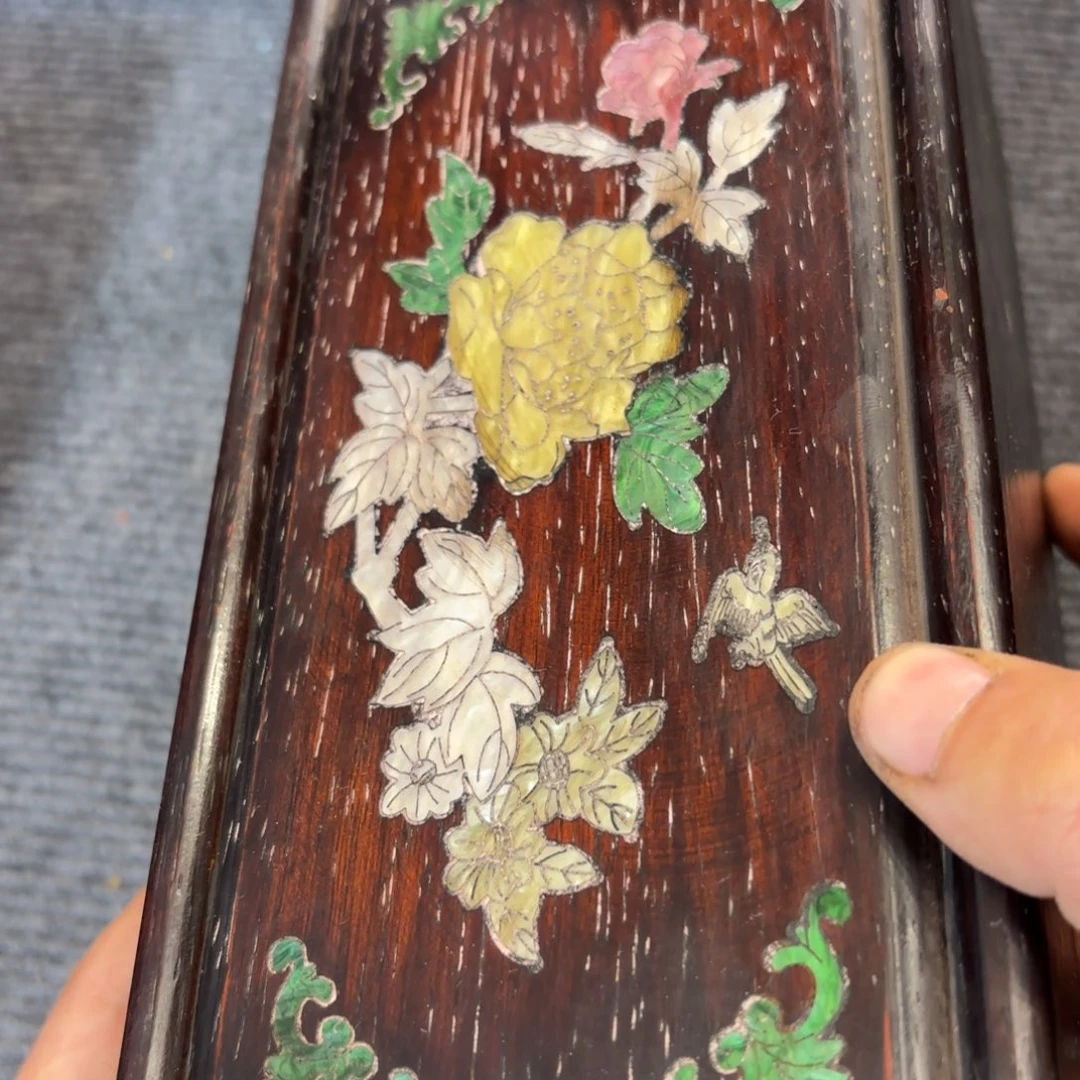 木小叶紫檀独板收纳盒