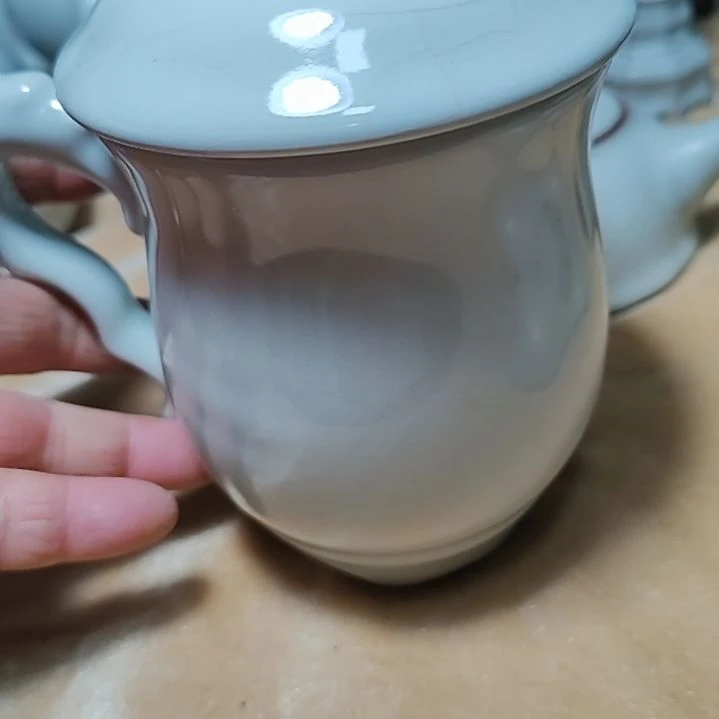 天青釉办公杯官瓷